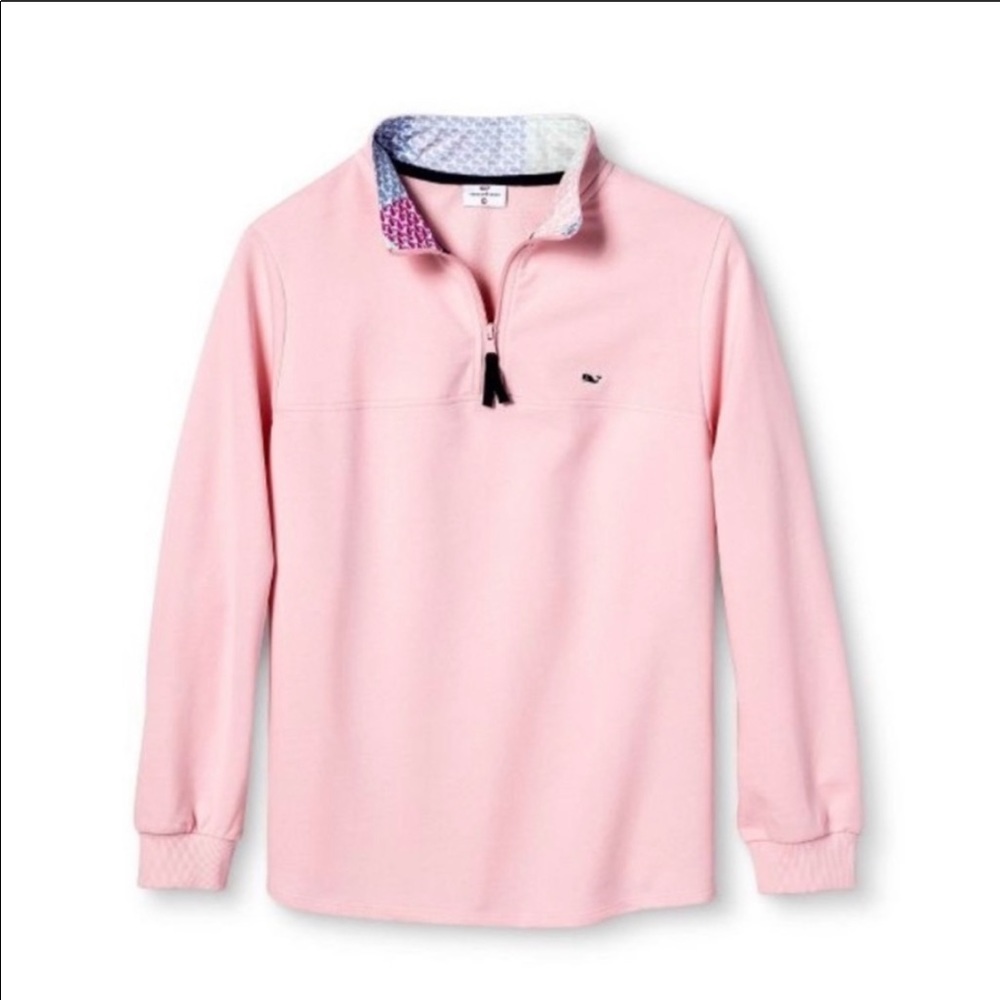 Vineyard Vines for Target Pink QuarterZip Pullover